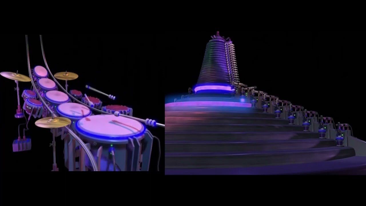 Animusic Harmonic Voltage (Bass and Drum Solo Remake) YouTube