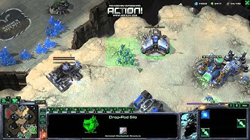 SC2 CustomCraft DropPods in Action