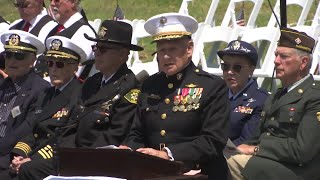 Memorial Day brings out a large crowd for a remembrance event in Santa Barbara