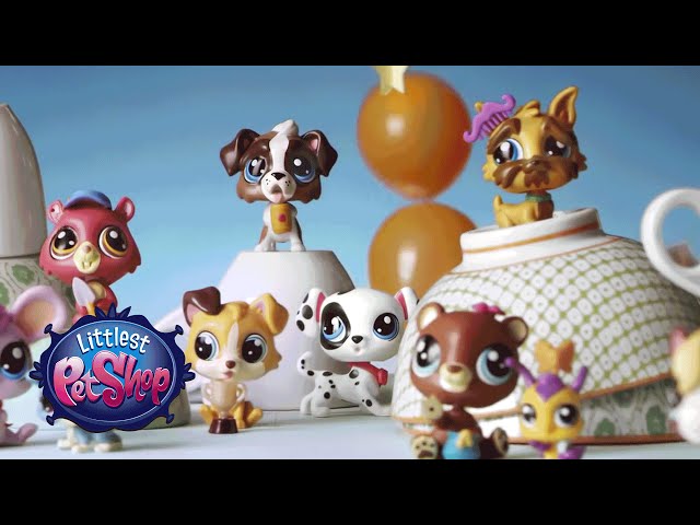 Littlest Pet Shop Toy Store - Littlest Pet Shop Collectible Pets #830  Messiest Mop Dog Special Editi