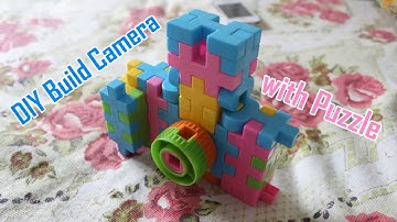DIY build camera with kingdom blocks toy ~