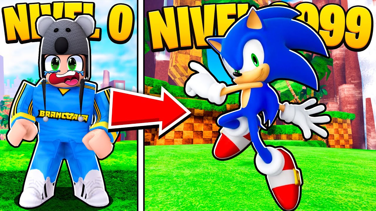 VIREI O SONIC NO ROBLOX!! 