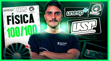 Como GABARITEI FÍSICA na USP, UNICAMP e UNESP? | FÍSICA Vestibulares Tradicionais | Nicolas Lazaroto