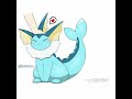 喜び方が激しいシャワーズ　#pokemon #shorts