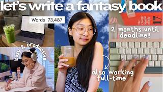 write with me 🍓 *UNFILTERED* days in my life: brainstorming, revising, & planning a book release👀