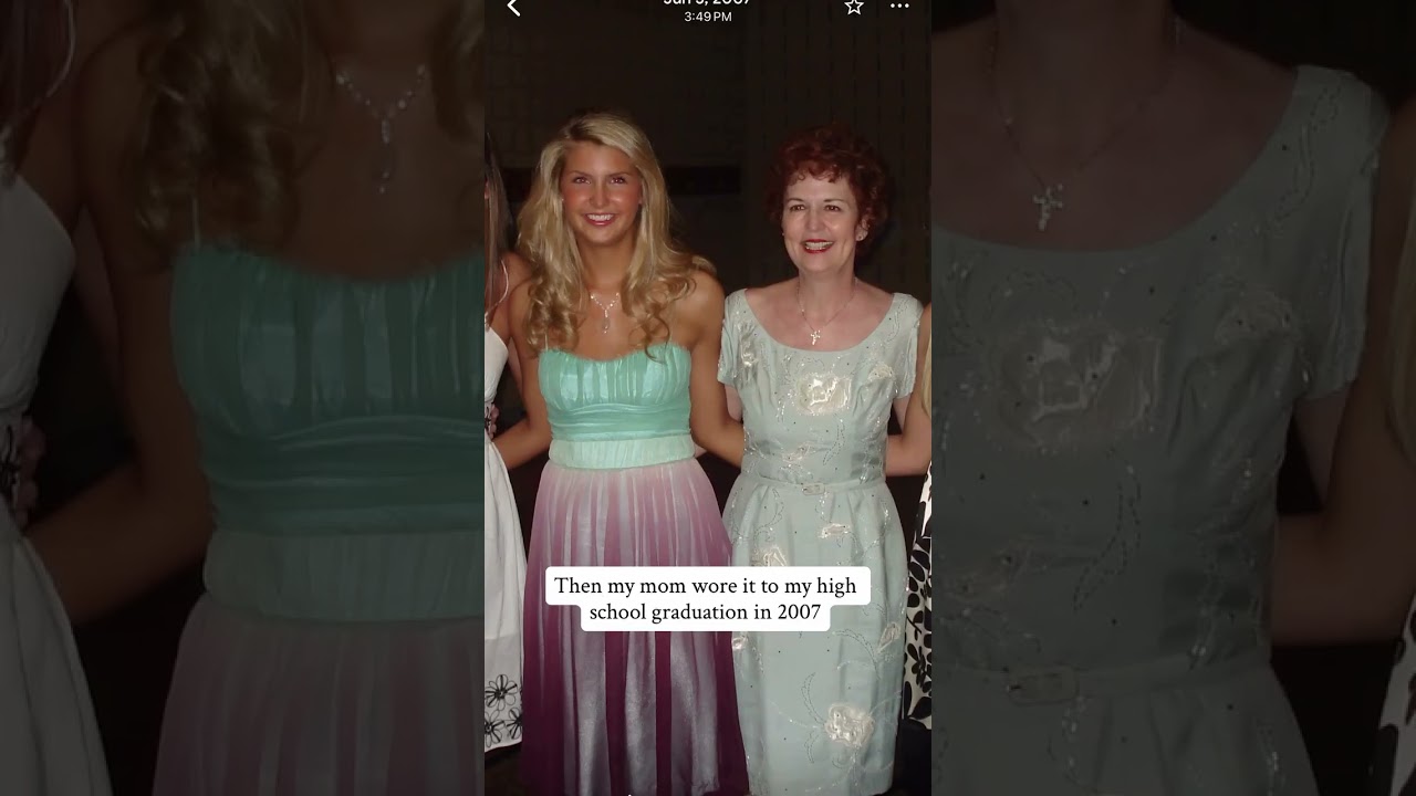 My grandmother wore this fabulous dress to my aunt’s wedding in 1964