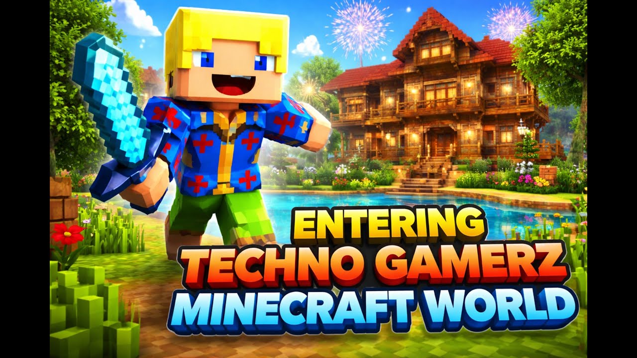 I ENTERED TECHNO GAMERZ MINECRAFT WORLD - YouTube
