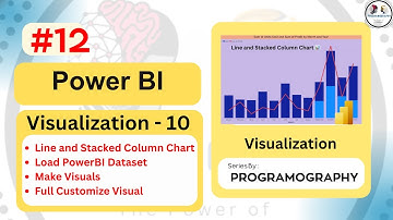 Line and Stacked Column Charts 📊 | PowerBI | PowerBI Visualization Charts | Powerbi Series | #12