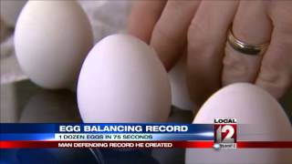 Colorado Man Seeks To Claim Egg-Balancing World Record