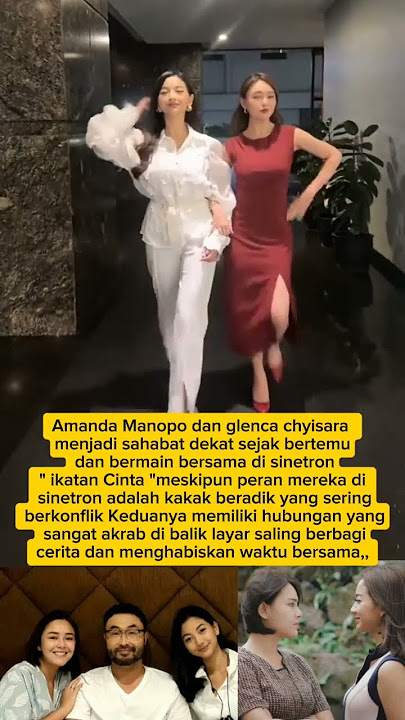 Amanda manopo dan Glenca chysara,,, #tranding #amandamanopo #glencachysara