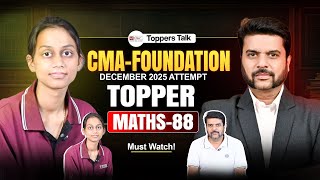 Cma-Foundation Dec25 Topper Muskan Agrawal Must Watch