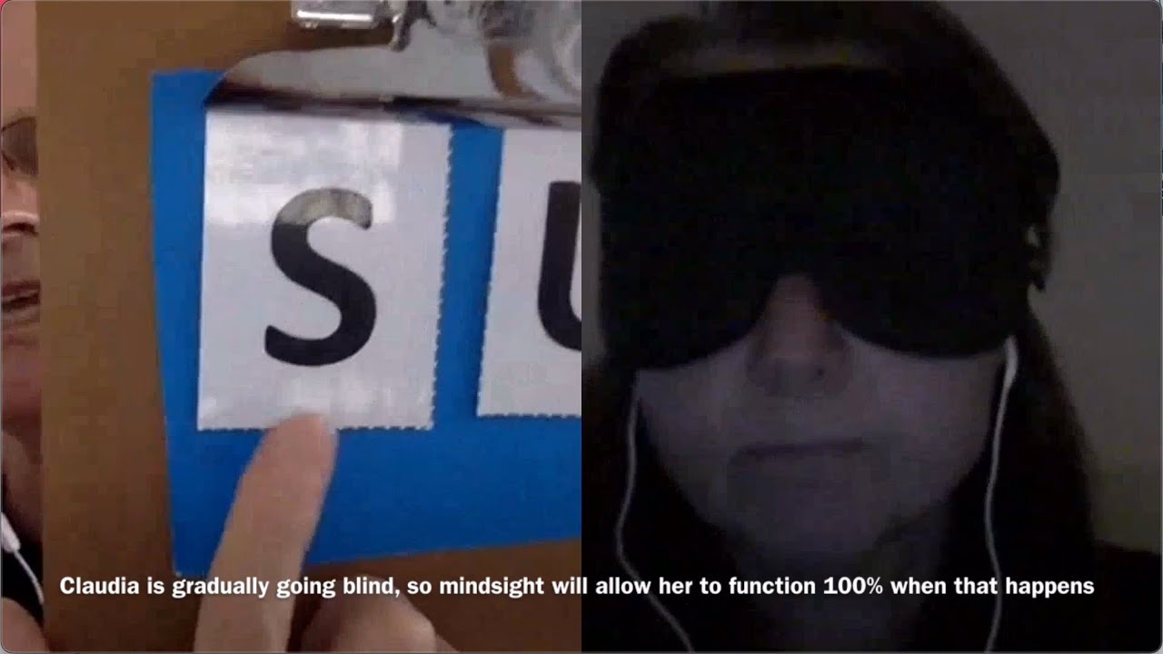 222. With Mindsight, Eventually You Can See Without Eyes, In Real Time - Claudia Practises - Day 47