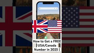 How to Get a FREE USA/Canada Number in 2025 | Unlimited Calls & SMS for Verification! #smartphone screenshot 1