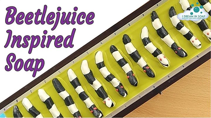 👻🦇🎃Halloween Cold Process Soap Making, Beetlejuice inspired soap🎃🦇👻