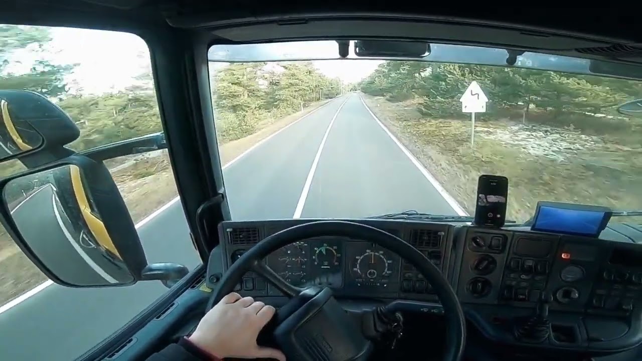 POV  Driving Old Scania 94G