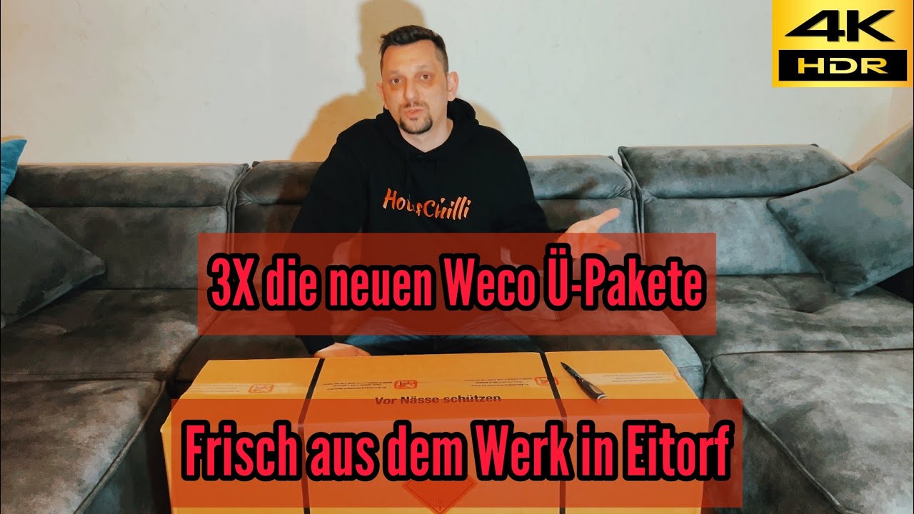3X Weco Ü-Pakete 2022/23 frisch vom Werk in Eitorf [4K/HDR]