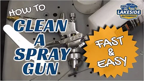 Quick and Easy Way to Clean a Spray Gun
