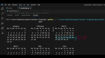 How to Display a Calendar in Python for Any Month, Year, and the Current Month