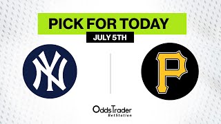 MLB Pick for Today | Yankees vs. Pirates Prediction by Jo Madden - July 5th