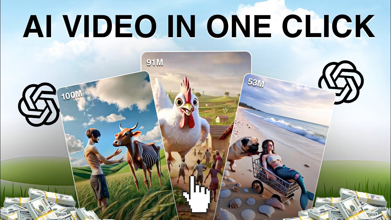 🎬 How To Create AI Video in Just One Click! 🤯 | Text to Video Free AI ...