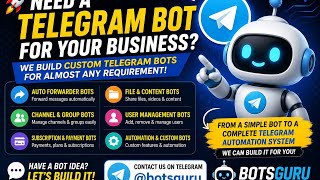 Custom python telegram bots