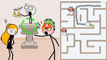 Maze Craze (WEEGOON) - All Levels Part 4 - Stickman Puzzle - Gameplay Walkthrough Android,iOS