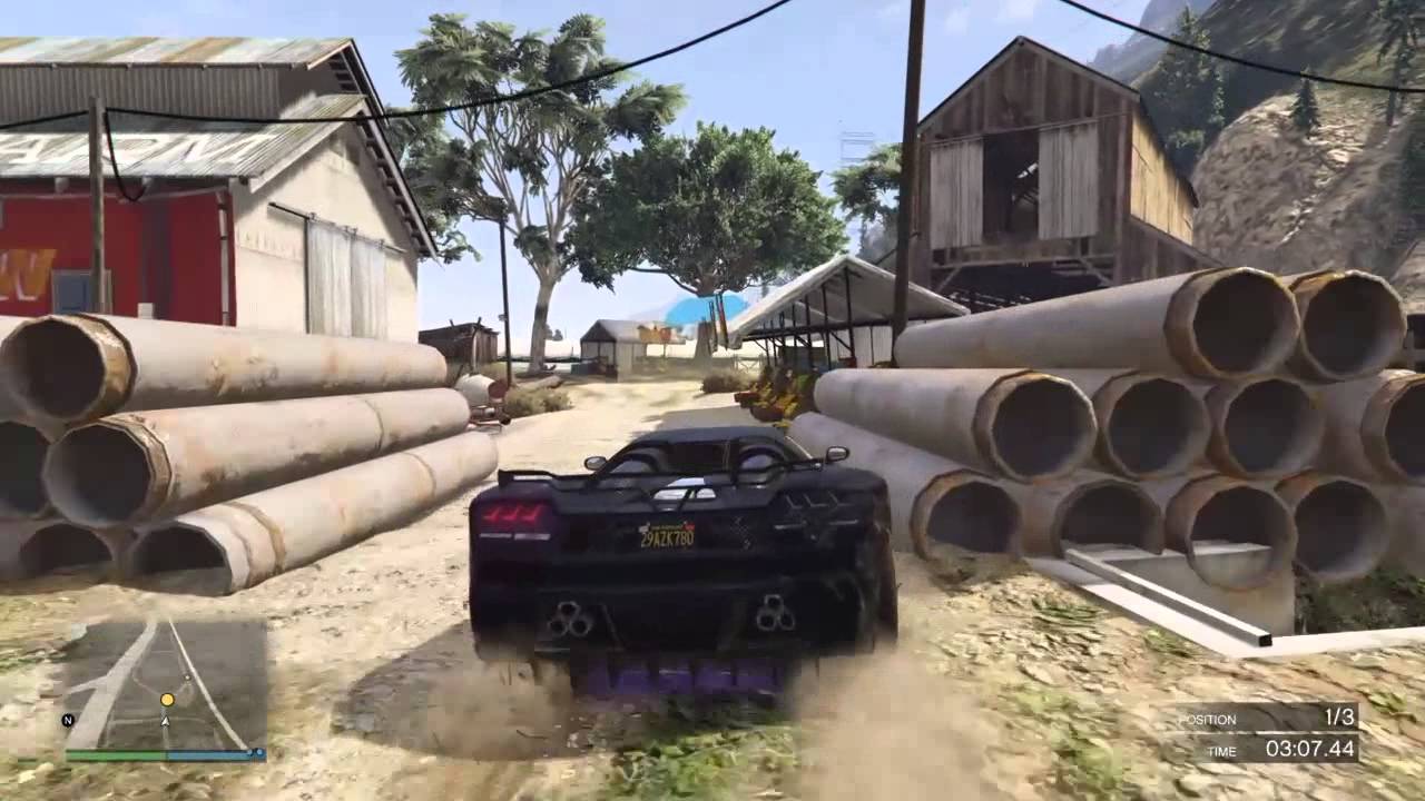 GTA V Racing Late Night - YouTube