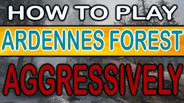 Playing Ardennes Forest Aggressively (cod ww2 map ardennes forest tips)