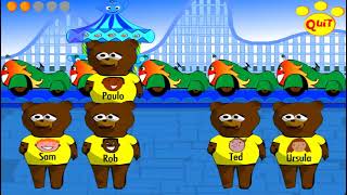 Paw Park Alphabet Bears Flash Game Gameplay