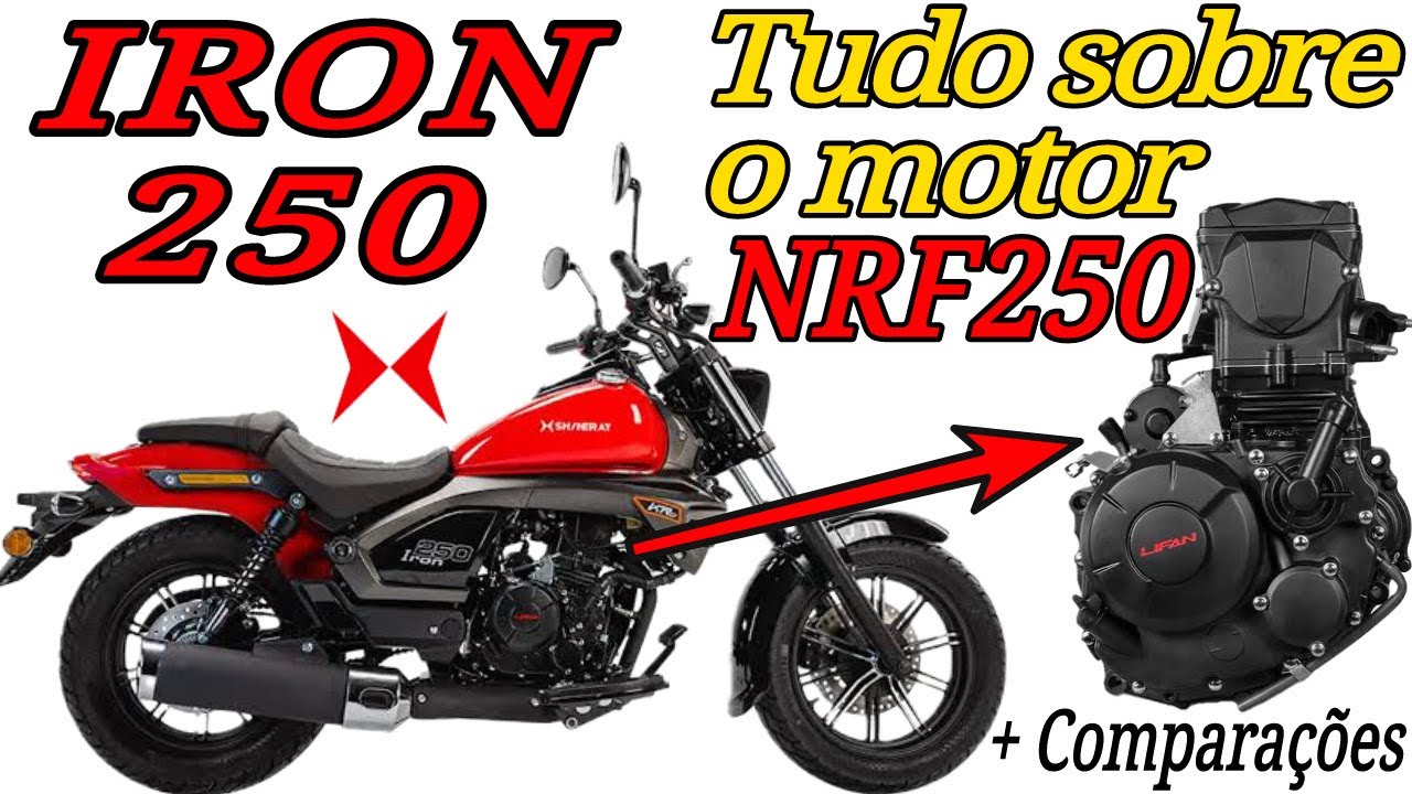 Iron 250 e seu Motor NRF250 da Lifan - Desempenho sensacional e comparacões com o J349 (Meteor 350)