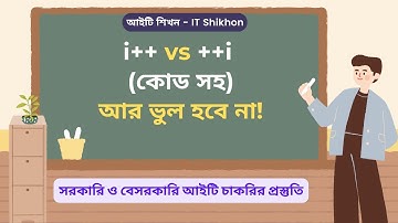i++ vs ++i in C Programming | উদাহরণসহ সহজ ব্যাখ্যা | সি প্রোগ্রামিং এ i++ ও ++i এর মধ্যে পার্থক্য