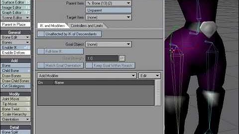IK tutorial in NewTek