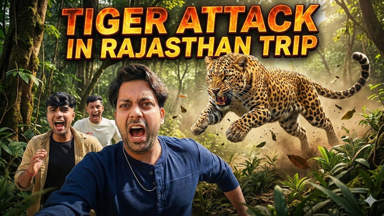 Tiger Attack | Travel Vlog | Rajasthan Trip | Shine Moves 