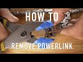 How To Remove Powerlink or Quick Link from Bike Chain (without special tools)