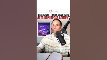 Here is what I think about using AI to repurpose content #shorts #artificialintelligence
