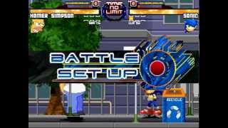 Mugen Homer Battles-2 vs Sonic