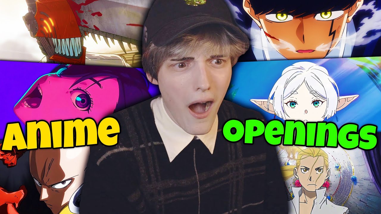 Reacting to ANIME OPENINGS for THE FIRST TIME!
