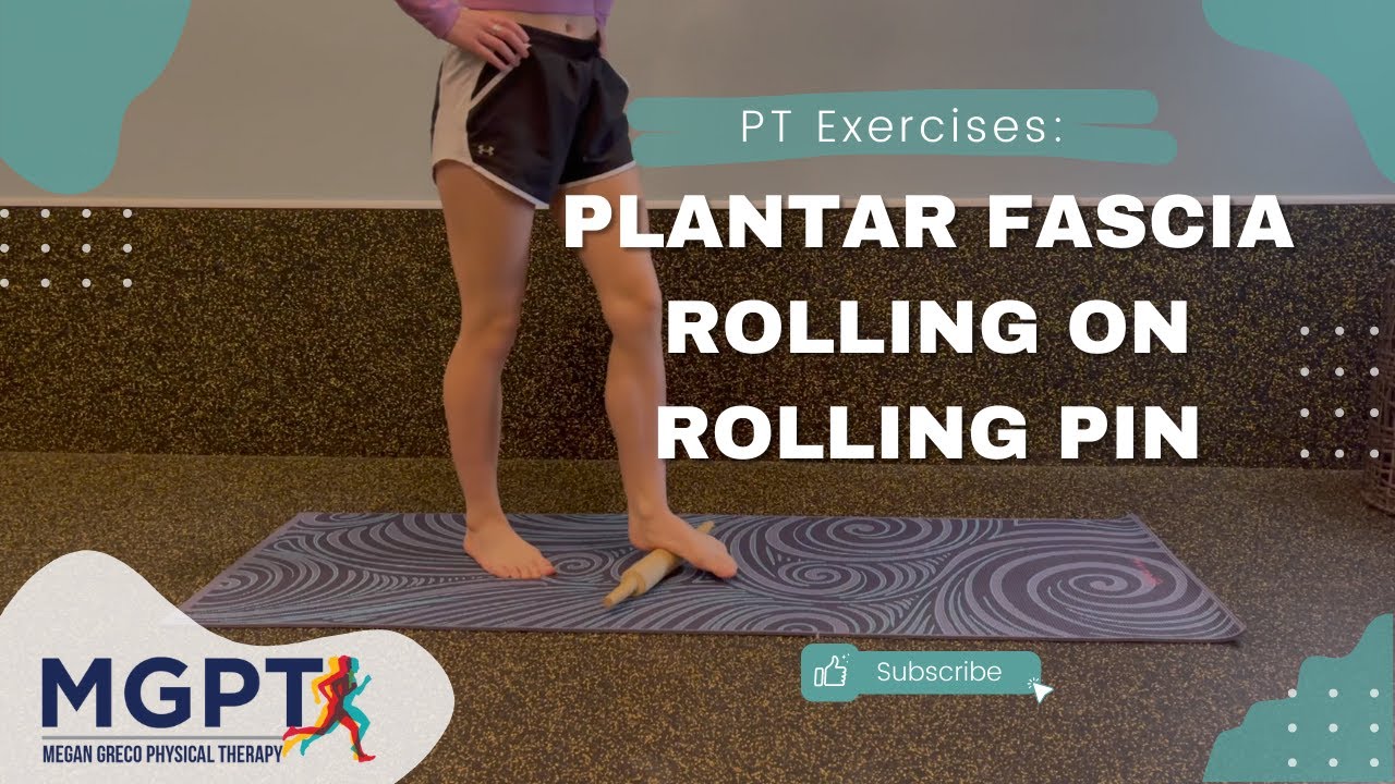 Plantar Fascia Rolling on Rolling Pin YouTube