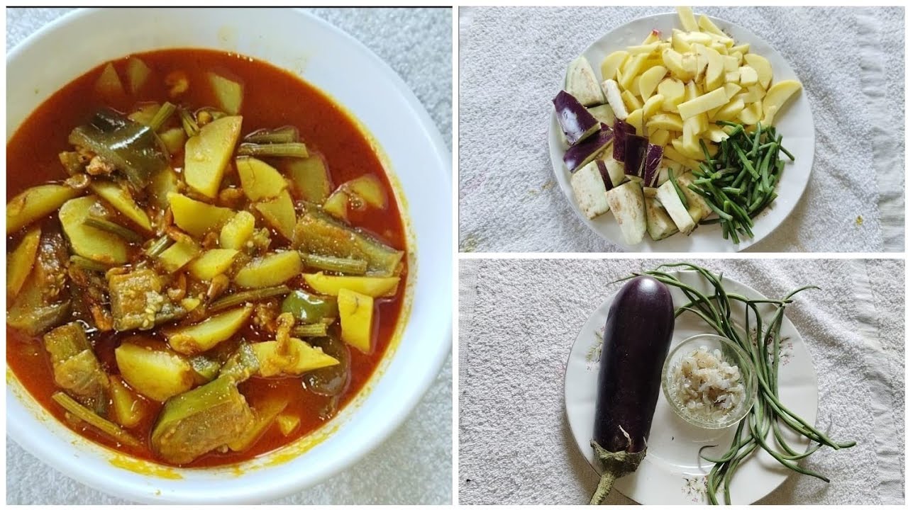 সজনের ডাটা দিয়ে চিংড়ি বেগুন আলু | Authentic Bengali Drumstick Prawn Curry