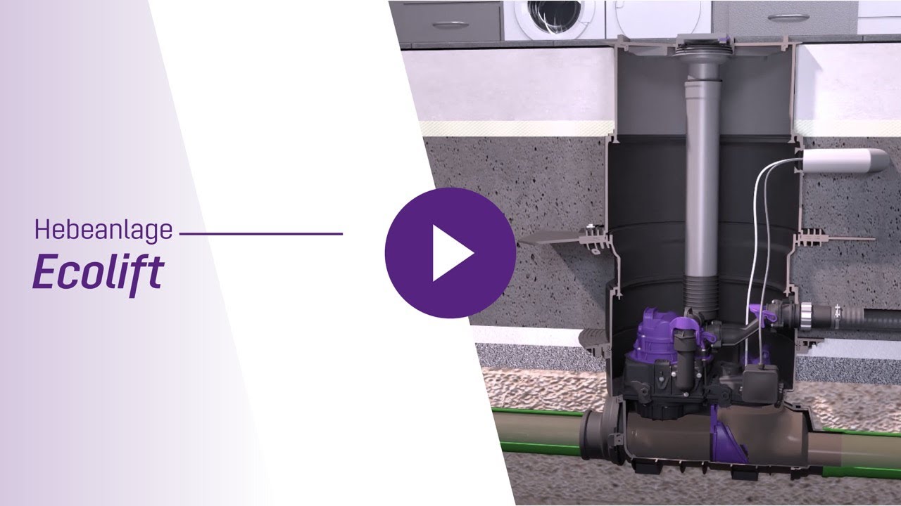 Funktionsvideo – KESSEL Hybrid-Hebeanlage Ecolift 