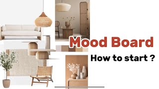 ما هو  Mood Board ؟وماهي علاقته بالتصميم ! Architecture/Interior Design Basics