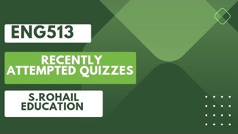 Eng513 | Recent Quiz 3 | 27 January 2023 | Mostly asked Quizzes in Quiz 3 , Final Term exams.