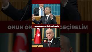 Özgür Özelin Bahçeliye Cevabı Önergesini Versin, Onun Önergesini Geçirelim.