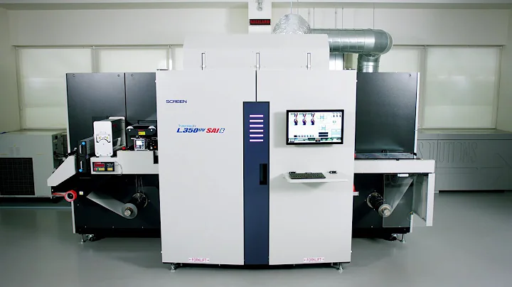Digitally Print Labels up to 60m/min! | SCREEN TruePress Jet L350UV SAI Series