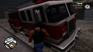 GTA SA Definitive Edition Fire Truck Bug