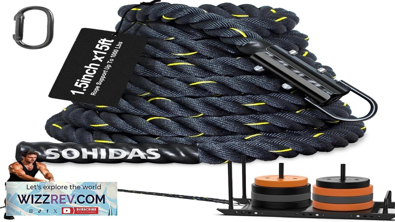 Weight Sled Rope Workout Sled Pulling Rope Sled Push Gym Equipment Rope