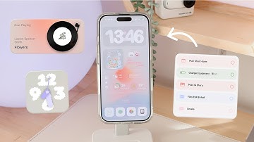 📱 Best iPhone Widgets you NEED to try! | functional, aesthetic widgets