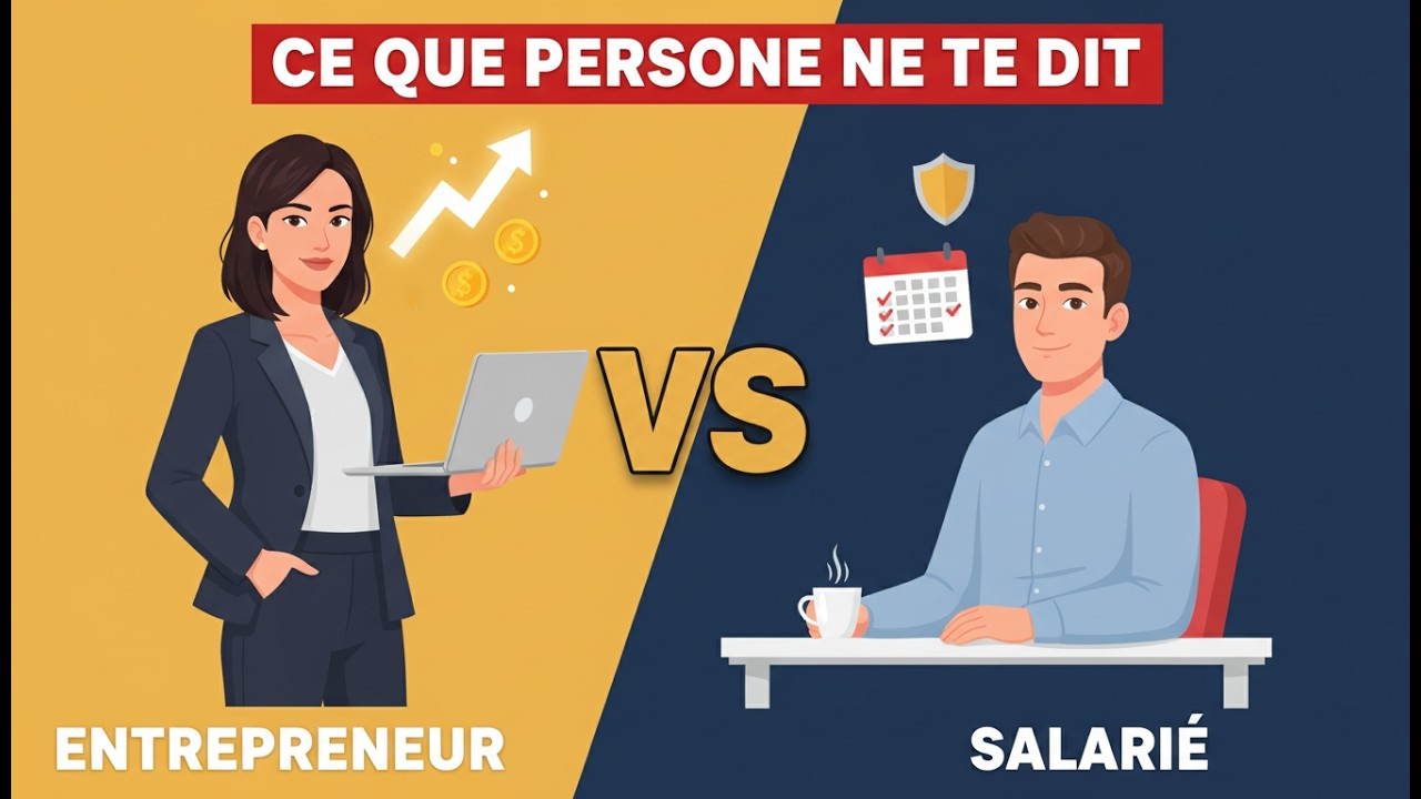 Salarié ou Entrepreneur ? Ce que personne ne te dit vraiment | Apprendre le français A2-B1