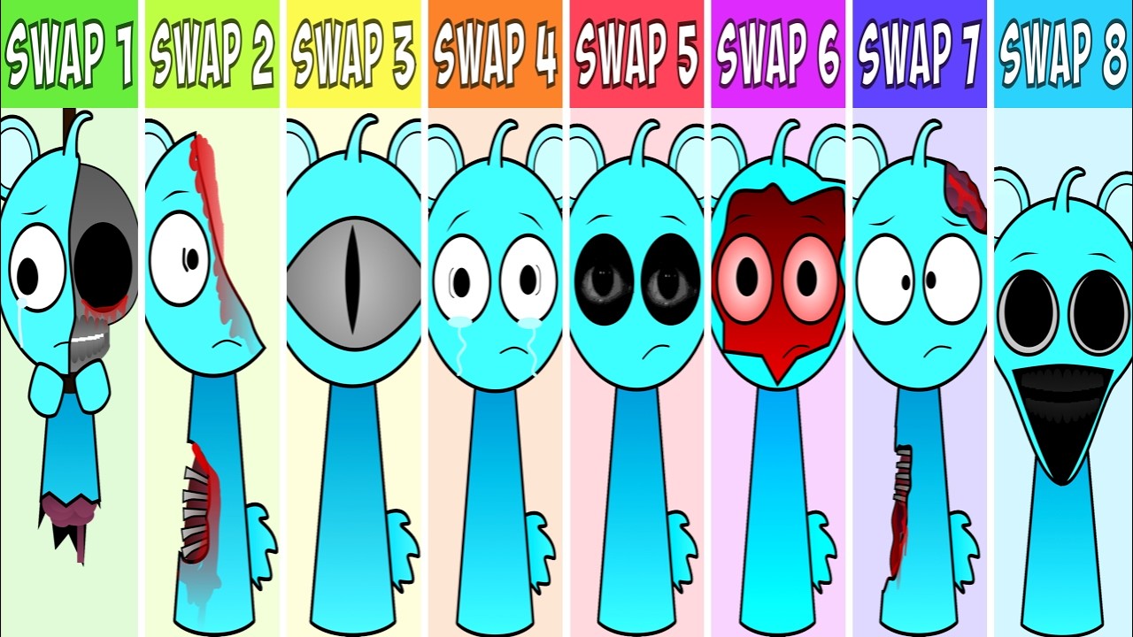 Incredibox Sprunki ALL SWAPPED MODS | All New Versions Comparison