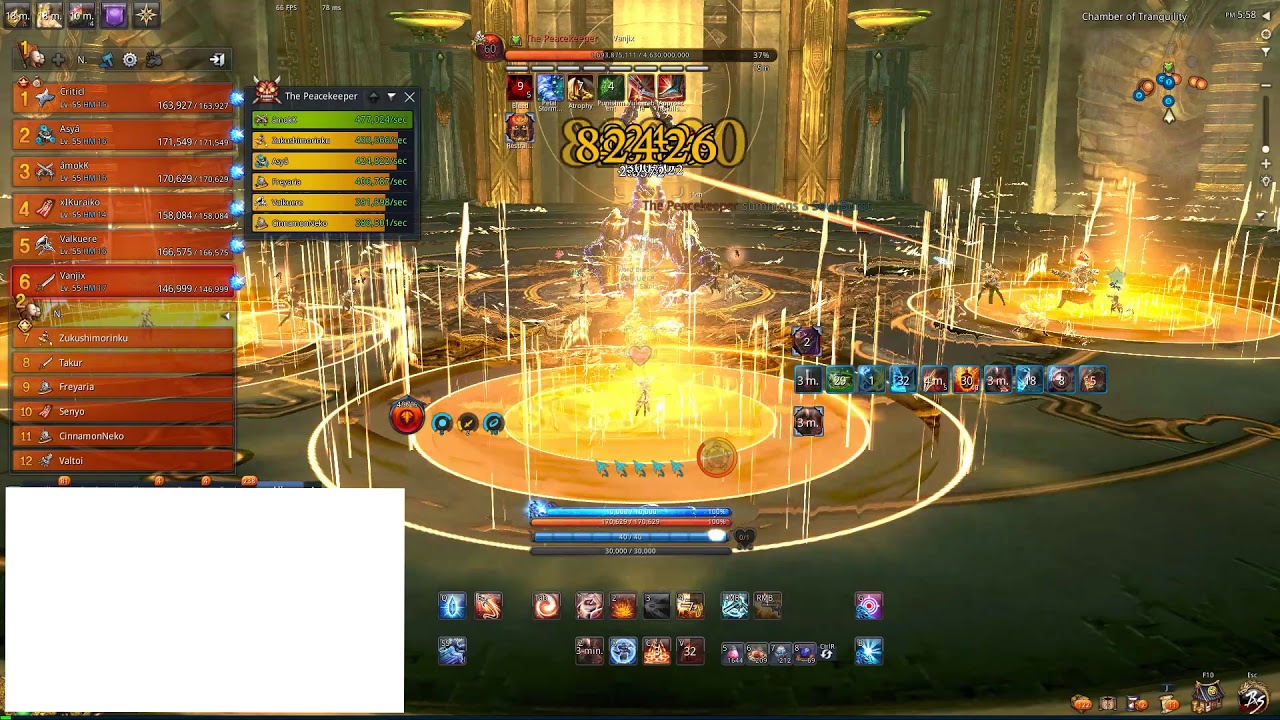 [Blade & Soul] Twilight Temple Boss 1 Gunner PoV